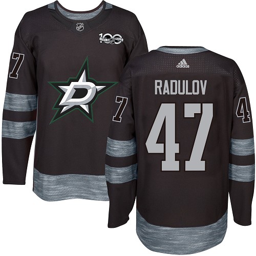 Dallas Stars #47 Alexander Radulov Black 1917-2017 100th Anniversary Stitched Jersey Men's cheap jerseys for sale - CheapJerseys.Shop