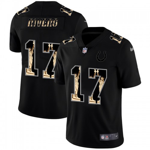 Indianapolis Indianapolis Colts #17 Philip Rivers Carbon Black Vapor Statue Of Liberty Limited Jersey Men's cheap jerseys for sale - CheapJerseys.Shop