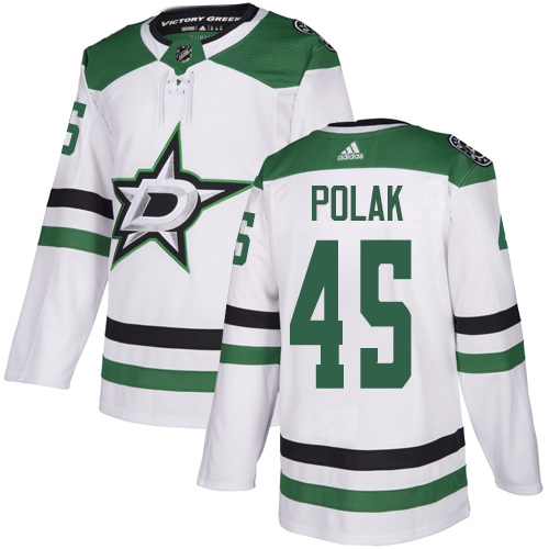 Dallas Stars #45 Roman Polak White Road Authentic Youth Stitched Jersey Youth cheap jerseys for sale - CheapJerseys.Shop