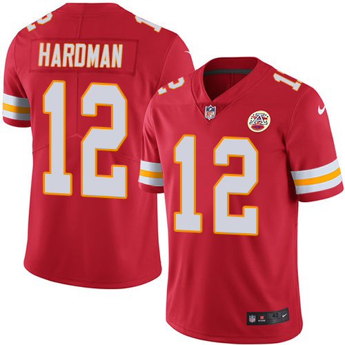 Chiefs #12 Mecole Hardman Red Team Color Youth Stitched Vapor Untouchable Limited Jersey cheap jerseys for sale - CheapJerseys.Shop