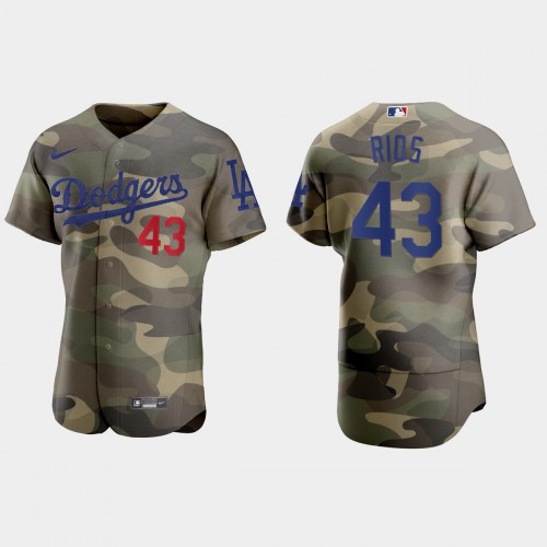 Los Angeles Los Angeles Dodgers #43 Edwin Rios Men's 2021 Armed Forces Day Authentic Jersey -Camo Men's cheap jerseys for sale - CheapJerseys.Shop