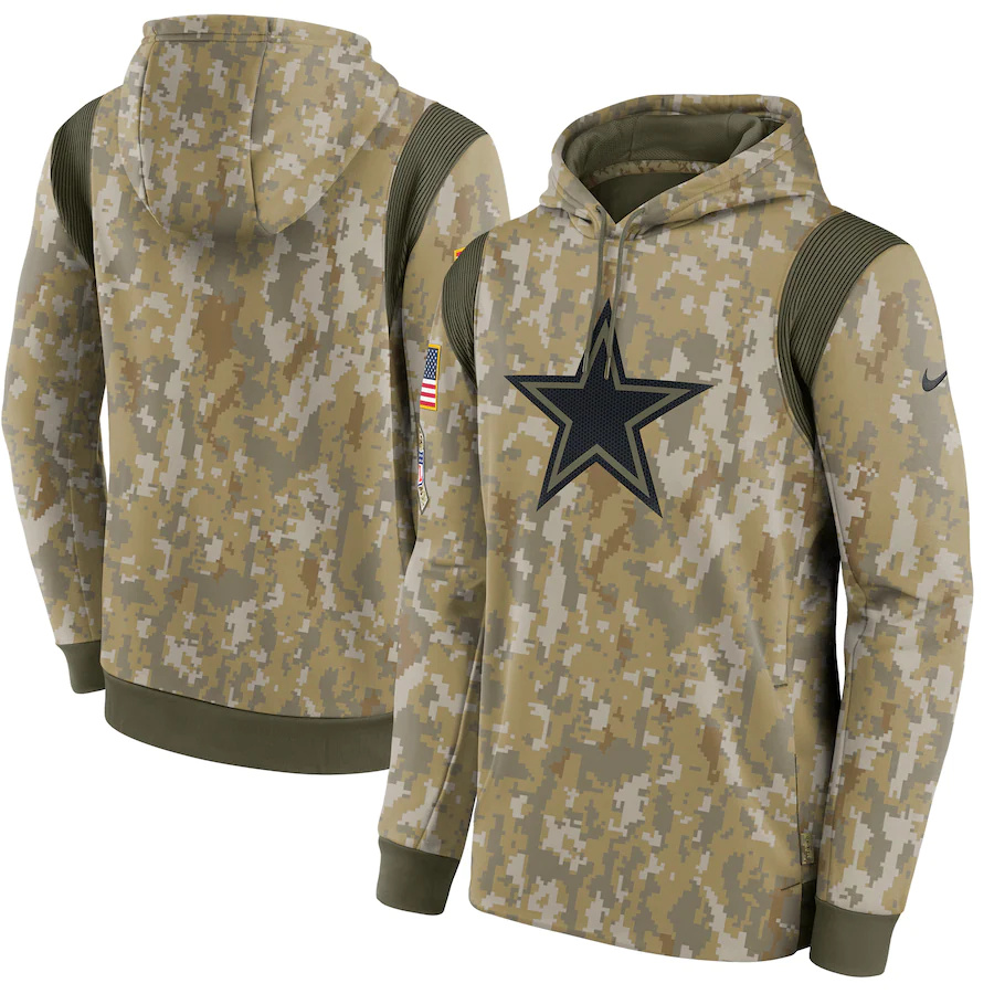Dallas Cowboys Camo 2021 Salute To Service Therma Performance Pullover Hoodie cheap jerseys for sale - CheapJerseys.Shop
