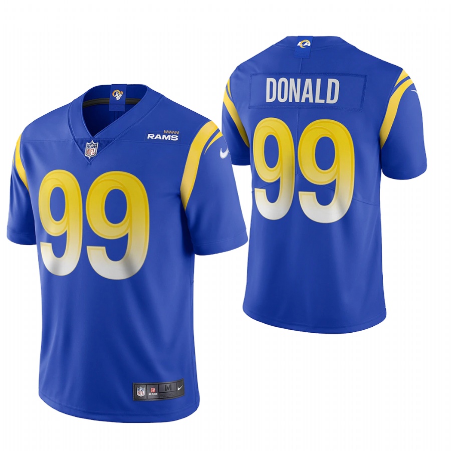 Los Angeles Rams #99 Aaron Donald Men's Royal 2020 Vapor Untouchable Limited Jersey cheap jerseys for sale - CheapJerseys.Shop