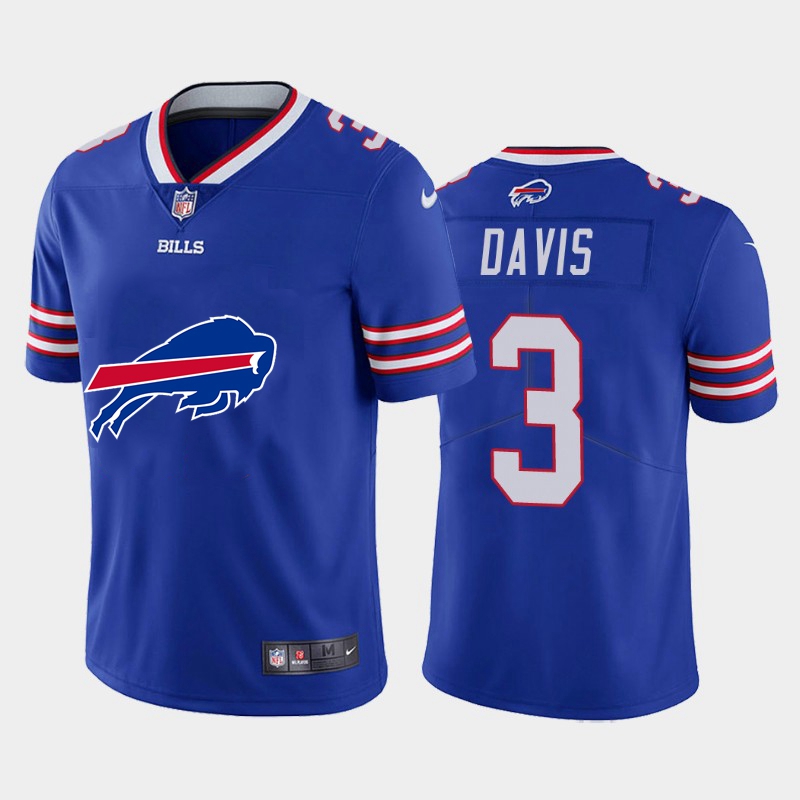 Buffalo Bills #3 Gabriel Davis Royal Blue Men's Big Team Logo Vapor Limited Jersey cheap jerseys for sale - CheapJerseys.Shop