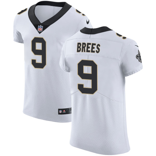 Saints #9 Drew Brees White Men's Stitched Vapor Untouchable Elite Jersey cheap jerseys for sale - CheapJerseys.Shop