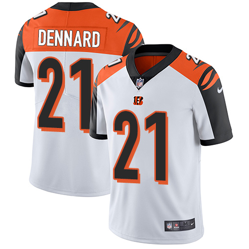 Cincinnati Bengals #21 Darqueze Dennard White Men's Stitched Vapor Untouchable Limited Jersey Men's cheap jerseys for sale - CheapJerseys.Shop