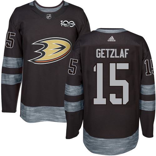 Anaheim Ducks #15 Ryan Getzlaf Black 1917-2017 100th Anniversary Stitched Jersey Men's cheap jerseys for sale - CheapJerseys.Shop