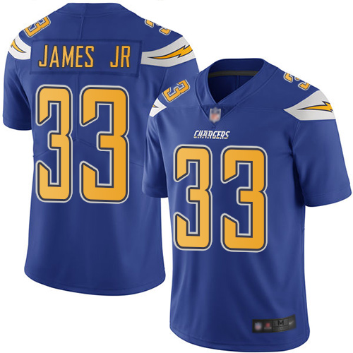 Chargers #33 Derwin James Jr Electric Blue Men's Stitched Limited Rush Jersey cheap jerseys for sale - CheapJerseys.Shop