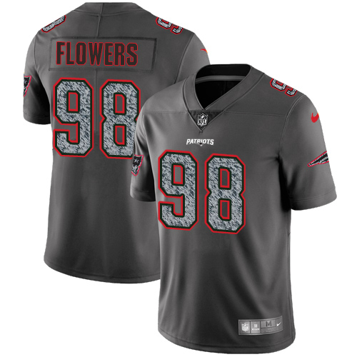 New England Patriots #98 Trey Flowers Gray Static Men's Stitched Vapor Untouchable Limited Jersey Men's cheap jerseys for sale - CheapJerseys.Shop