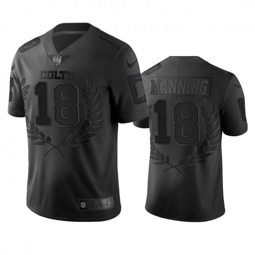 Indianapolis Indianapolis Colts #18 Peyton Manning Men's Black MVP Limited Edition Jersey Men's cheap jerseys for sale - CheapJerseys.Shop