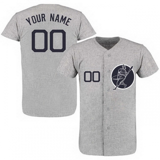 Men Women Youth Toddler All Size New York Yankees Gray Customized New Design Jersey cheap jerseys for sale - CheapJerseys.Shop