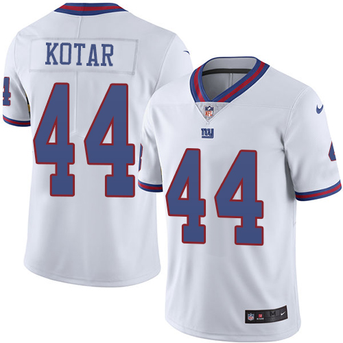 New York Giants #44 Doug Kotar White Men's Stitched Limited Rush Jersey Men's cheap jerseys for sale - CheapJerseys.Shop
