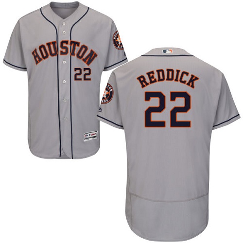 Houston Astros #22 Josh Reddick Grey Flexbase Authentic Collection Stitched Jersey Men's cheap jerseys for sale - CheapJerseys.Shop