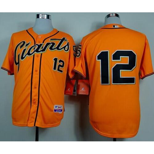 San Francisco Giants #12 Joe Panik Orange Alternate Cool Base Stitched Jersey Men's cheap jerseys for sale - CheapJerseys.Shop