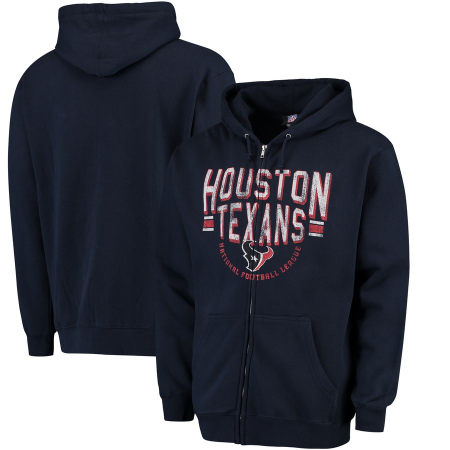 Houston Texans G-III Sports By Carl Banks Post Season Full-Zip Hoodie Navy cheap jerseys for sale - CheapJerseys.Shop