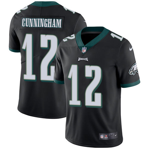 Philadelphia Eagles #12 Randall Cunningham Black Alternate Youth Stitched Vapor Untouchable Limited Jersey Youth cheap jerseys for sale - CheapJerseys.Shop