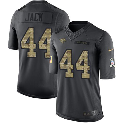 Jacksonville Jaguars #44 Myles Jack Black Men's Stitched Limited 2016 Salute To Service Jersey Men's cheap jerseys for sale - CheapJerseys.Shop