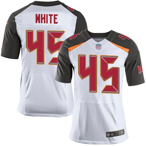 Buccaneers #45 Devin White White Men's Stitched New Elite Jersey cheap jerseys for sale - CheapJerseys.Shop