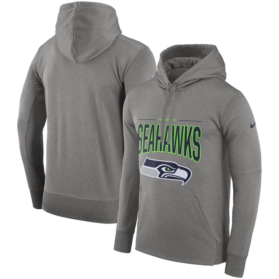 Seattle Seahawks Sideline Property Of Performance Pullover Hoodie Gray cheap jerseys for sale - CheapJerseys.Shop