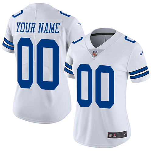 Dallas Cowboys Customized White Stitched Vapor Untouchable Limited Women's Jersey cheap jerseys for sale - CheapJerseys.Shop