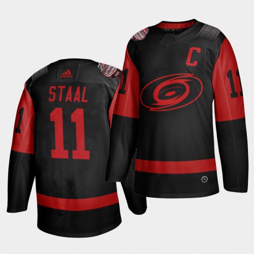 Carolina Carolina Hurricanes #11 Jordan Staal Black Men's 2021 Stadium Series Outdoor Game Jersey Men's cheap jerseys for sale - CheapJerseys.Shop