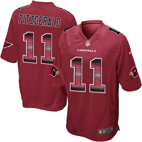 Cardinals #11 Larry Fitzgerald Red Team Color Men's Stitched Limited Strobe Jersey cheap jerseys for sale - CheapJerseys.Shop