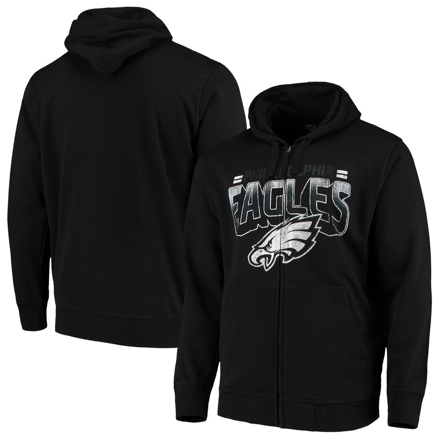 Philadelphia Eagles G-III Sports By Carl Banks Perfect Season Full-Zip Hoodie Black cheap jerseys for sale - CheapJerseys.Shop