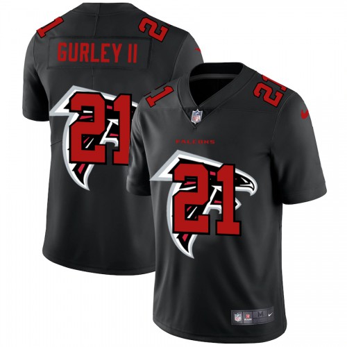 Atlanta Atlanta Falcons #21 Todd Gurley II Men's Team Logo Dual Overlap Limited Jersey Black Men's cheap jerseys for sale - CheapJerseys.Shop