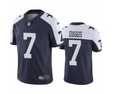 Men's Womens Youth Kids Dallas Cowboys #7 Trevon Diggs Navy Blue Thanksgiving Stitched Vapor Untouchable Limited Throwback Jersey cheap jerseys for sale - CheapJerseys.Shop