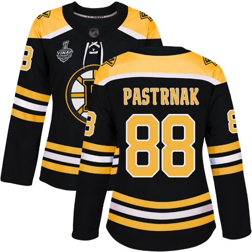Boston Bruins #88 David Pastrnak Black Home Authentic Stanley Cup Final Bound Women's Stitched Jersey Womens cheap jerseys for sale - CheapJerseys.Shop
