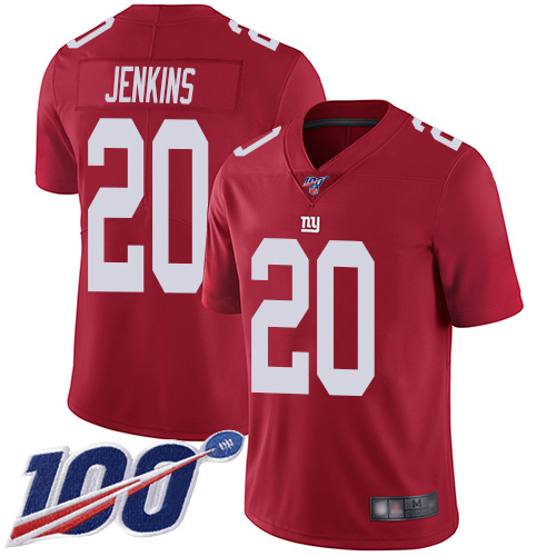 New York Giants #20 Janoris Jenkins Red Alternate Men's Stitched 100th Season Vapor Limited Jersey Men's cheap jerseys for sale - CheapJerseys.Shop