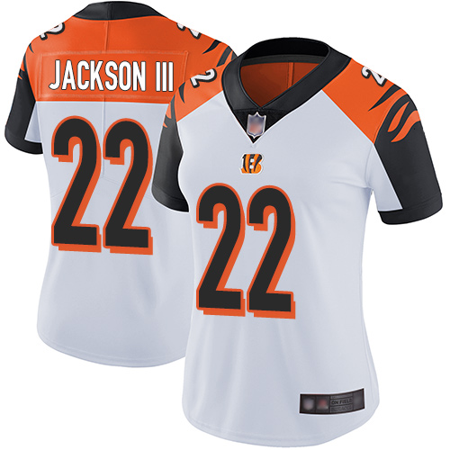 Cincinnati Bengals #22 William Jackson III White Women's Stitched Vapor Untouchable Limited Jersey Womens cheap jerseys for sale - CheapJerseys.Shop