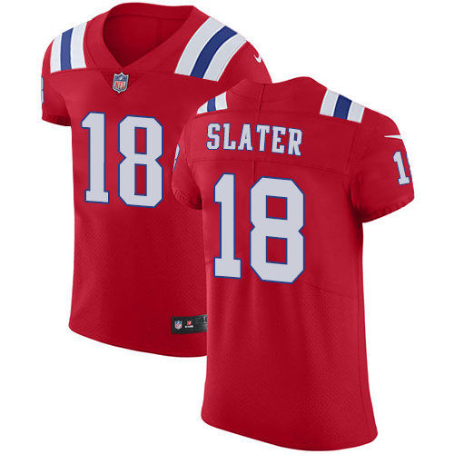 Patriots #18 Matt Slater Red Alternate Men's Stitched Vapor Untouchable Elite Jersey cheap jerseys for sale - CheapJerseys.Shop