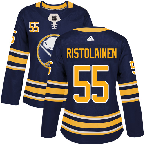 Buffalo Sabres #55 Rasmus Ristolainen Navy Blue Home Authentic Women's Stitched Jersey Womens cheap jerseys for sale - CheapJerseys.Shop