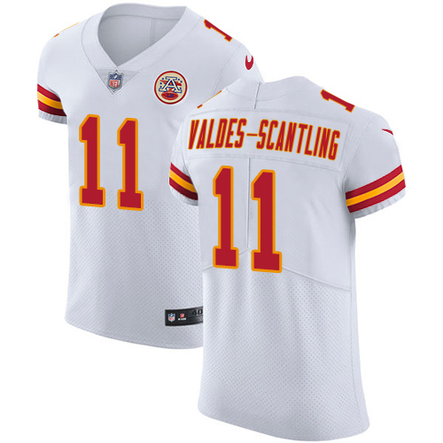 Chiefs #11 Marquez Valdes-Scantling White Men's Stitched Vapor Untouchable Elite Jersey cheap jerseys for sale - CheapJerseys.Shop