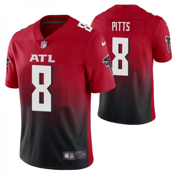 Youth Atlanta Falcons #8 Kyle Pitts Red Vapor Untouchable Limited Stitched Jersey cheap jerseys for sale - CheapJerseys.Shop