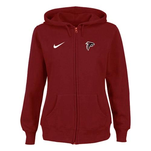 Women's Atlanta Falcons Ladies Tailgater Full Zip Hoodie Red cheap jerseys for sale - CheapJerseys.Shop