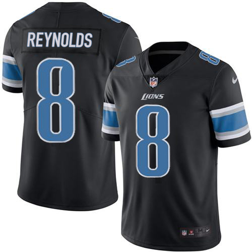 Lions #8 Josh Reynolds Black Youth Stitched Limited Rush Jersey cheap jerseys for sale - CheapJerseys.Shop