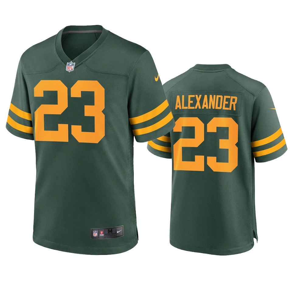 Green Bay Packers #23 Jaire Alexander Men's Alternate Game Player Jersey - Green cheap jerseys for sale - CheapJerseys.Shop