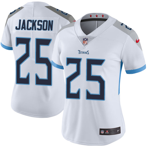 Tennessee Titans #25 Adoree' Jackson White Women's Stitched Vapor Untouchable Limited Jersey Womens cheap jerseys for sale - CheapJerseys.Shop