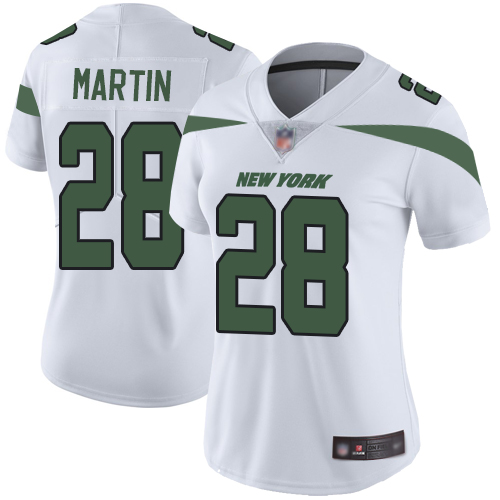 Jets #28 Curtis Martin White Women's Stitched Vapor Untouchable Limited Jersey cheap jerseys for sale - CheapJerseys.Shop