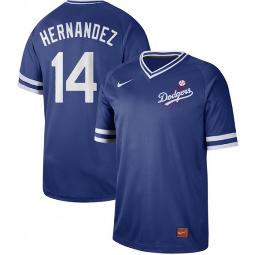 Los Angeles Dodgers #14 Enrique Hernandez Royal Authentic Cooperstown Collection Stitched Jersey Men's cheap jerseys for sale - CheapJerseys.Shop