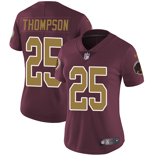 Washington Commanders #25 Chris Thompson Burgundy Red Alternate Women's Stitched Vapor Untouchable Limited Jersey Womens cheap jerseys for sale - CheapJerseys.Shop