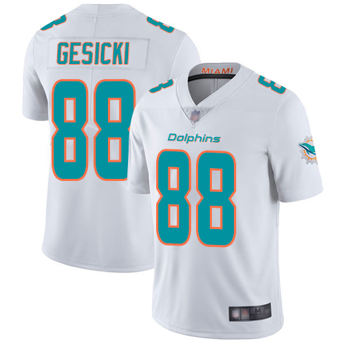 Dolphins #88 Mike Gesicki White Men's Stitched Vapor Untouchable Limited Jersey cheap jerseys for sale - CheapJerseys.Shop