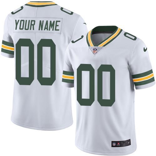 Green Bay Packers Customized White Stitched Vapor Untouchable Limited Youth Jersey cheap jerseys for sale - CheapJerseys.Shop