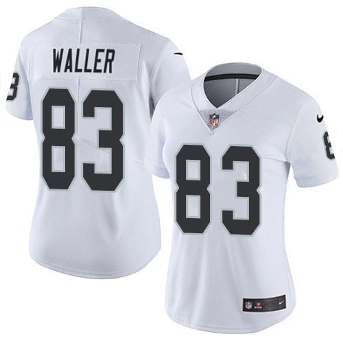 Raiders #83 Darren Waller White Women's Stitched Vapor Untouchable Limited Jersey cheap jerseys for sale - CheapJerseys.Shop