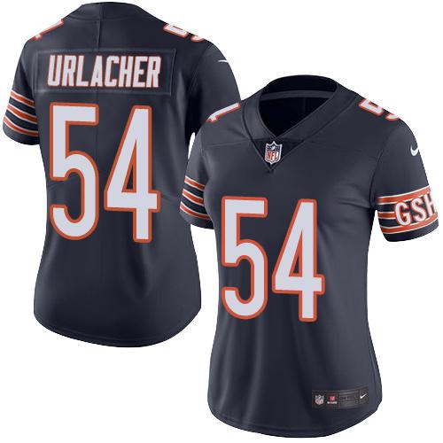 Chicago Bears #54 Brian Urlacher Navy Blue Team Color Women's Stitched Vapor Untouchable Limited Jersey Womens cheap jerseys for sale - CheapJerseys.Shop
