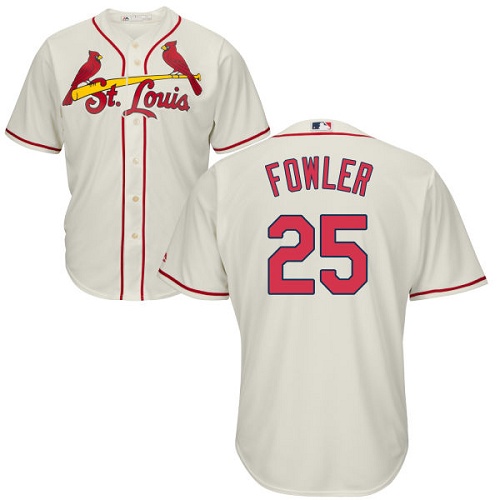 St.Louis Cardinals #25 Dexter Fowler Cream Cool Base Stitched Youth Jersey Youth cheap jerseys for sale - CheapJerseys.Shop