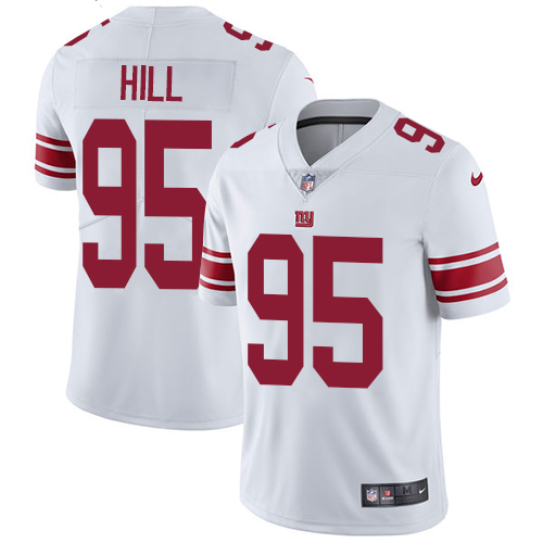 New York Giants #95 B.J. Hill White Men's Stitched Vapor Untouchable Limited Jersey Men's cheap jerseys for sale - CheapJerseys.Shop