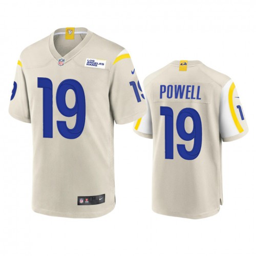 Los Angeles Los Angeles Rams #19 Brandon Powell Men's Game Jersey - Bone Men's cheap jerseys for sale - CheapJerseys.Shop